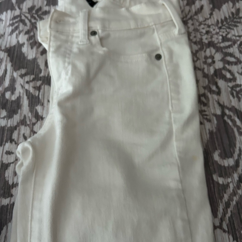 Banana Republic Women's Off-White Skinny Jeans
